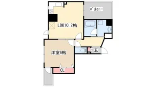 デ・リード神戸元町【4階】の間取り