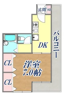 二宮ハウス【1階】の間取り