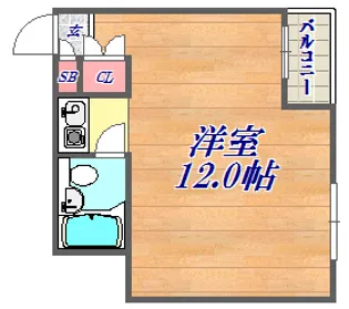 ネオアージュ神戸元町【6階】の間取り