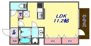 セジュール青谷1番館【1階】の間取り