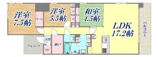 パークホームズ神戸ザ・レジデンス【8階】の間取り