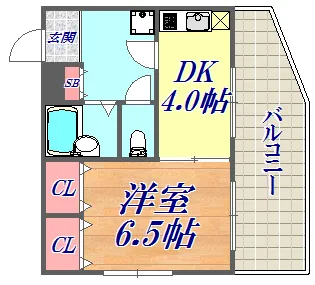 ハーバーステージ神戸【5階】の間取り