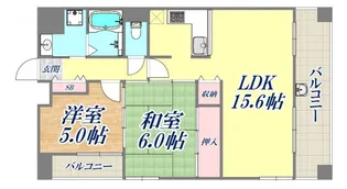 パルメーラ神戸駅前【9階】の間取り