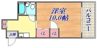 ハレクラニ下山手【3階】の間取り