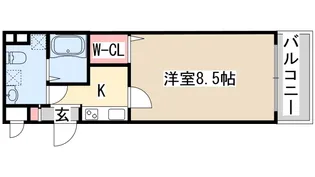 ヴィラ神戸7【1階】の間取り