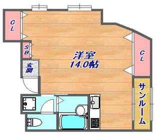 瀧山ビル【2階】の間取り