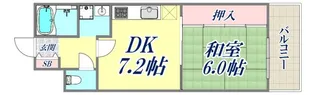 フロール中山手【1階】の間取り