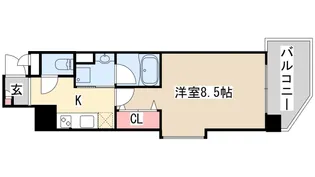 ヘスティア神戸【5階】の間取り
