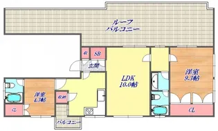 ベルモント【5階】の間取り