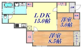 ボーダレスハウス神戸元町【1階】の間取り