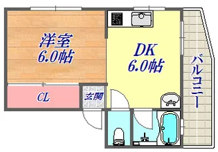 松村ビル【3階】の間取り