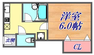 山手三角ビル【5階】の間取り