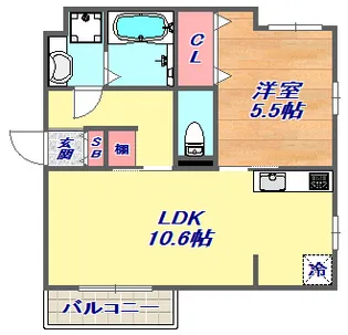 ベラ フォレスタ【2階】の間取り