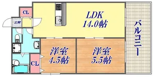 リノスタイル布引【3階】の間取り