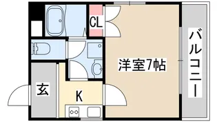レグルスコート【7階】の間取り