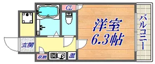 レジデンス王子【4階】の間取り