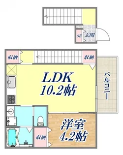 クレール【2階】の間取り
