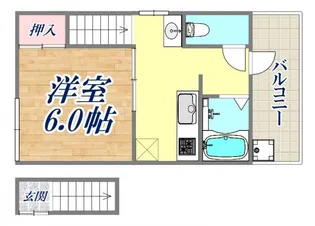 エルパラッツォ灘北通【2階】の間取り