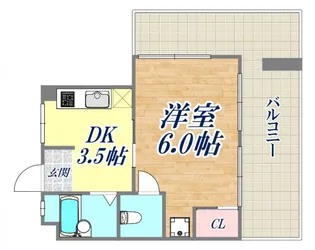シティライフ春日野【4階】の間取り
