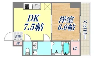 ユニバーサルビル【3階】の間取り