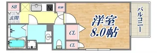 ワコーレ六甲道オービット2【4階】の間取り