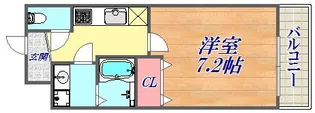 フジパレス上筒井通【2階】の間取り
