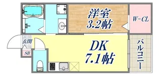 ワコーレヴィータ春日野道【3階】の間取り