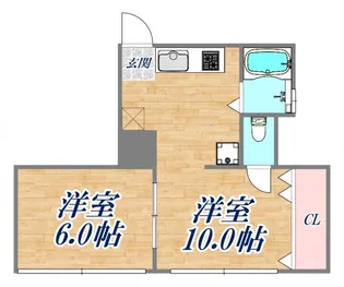 鳥居ビル【3階】の間取り