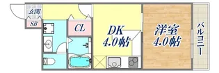 マリス神戸WING【5階】の間取り