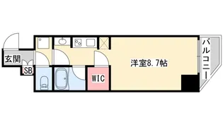 アスヴェル神戸元町海岸通【6階】の間取り