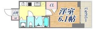 ララプレイス三宮東アスヴェル【8階】の間取り