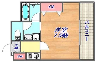 マイコート六甲2【2階】の間取り