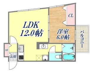 玉田第2ビル【4階】の間取り