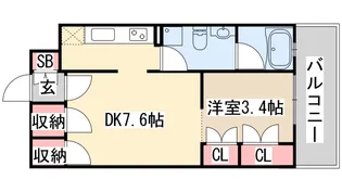 g+【5階】の間取り