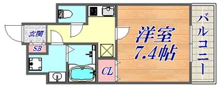 LEGESTA兵庫リバージュ【3階】の間取り