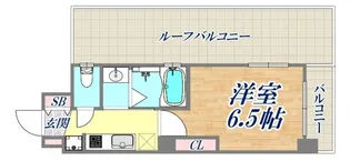 ラナップスクエア神戸ハーバープライム【6階】の間取り