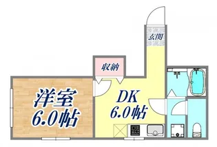 サニー神戸【5階】の間取り