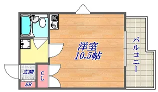 ヌーベルフルーブ【4階】の間取り