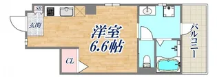 南本町リーフハイツ【1階】の間取り
