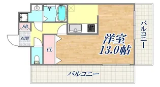 サンシャインレジデンス【5階】の間取り