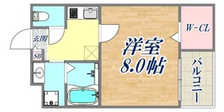 ワコーレヴィータ春日野道【3階】の間取り