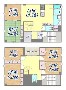 マイファーレ神戸【9階】の間取り