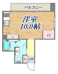 北野コーポラス【3階】の間取り