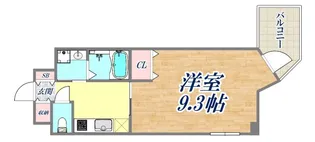 サンビレッジ布引【4階】の間取り