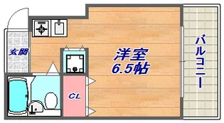 NOBSUN阪急六甲【2階】の間取り