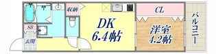 KTIレジデンス高速長田【2階】の間取り