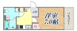 イーリス【1階】の間取り