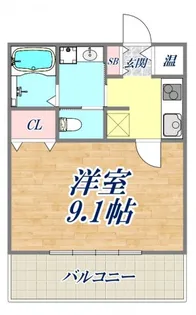 レジデンス富久寿【5階】の間取り