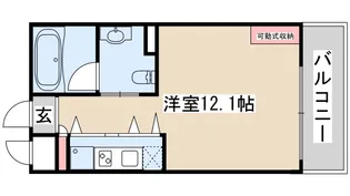ロイスグラン神戸湊川公園【1階】の間取り