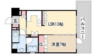 リーガル神戸三宮【10階】の間取り